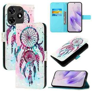 For Tecno Spark 10 Pro 3D Painting Horizontal Flip Leather Phone Case(Color Drop Wind Chimes)