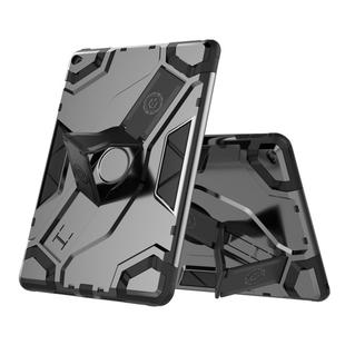 For iPad Air 2 / iPad 6 Escort Series TPU + PC Shockproof Protective Case with Holder(Black)