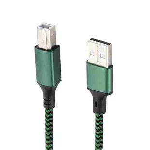 USB 2.0 to Square Port A/B Printer Adapter Cable, Length:0.5m(Green)