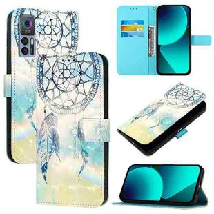 For TCL 30+ 3D Painting Horizontal Flip Leather Phone Case(Dream Wind Chimes)