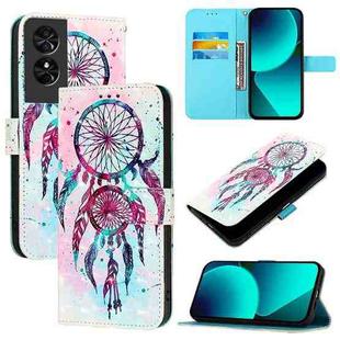 For TCL 50 SE 3D Painting Horizontal Flip Leather Phone Case(Color Drop Wind Chimes)