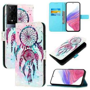 For TCL 50 XE 5G 3D Painting Horizontal Flip Leather Phone Case(Color Drop Wind Chimes)