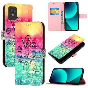 For TCL 403 3D Painting Horizontal Flip Leather Phone Case(Chasing Dreams)