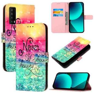 For TCL Stylus 5G 3D Painting Horizontal Flip Leather Phone Case(Chasing Dreams)