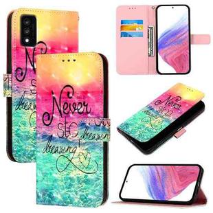 For TCL 30T T603DL 3D Painting Horizontal Flip Leather Phone Case(Chasing Dreams)