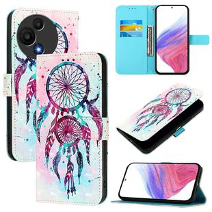 For TCL 605 / 60 SE 3D Painting Horizontal Flip Leather Phone Case(Color Drop Wind Chimes)
