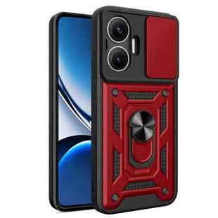 For Xiaomi Poco F7 Sliding Camera Cover Design TPU+PC Phone Case(Red)