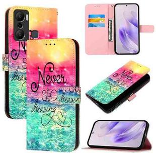 For Infinix Hot 20 Play 3D Painting Horizontal Flip Leather Phone Case(Chasing Dreams)