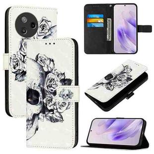 For Infinix Note 12 2023 / Note 12 Pro 4G 3D Painting Horizontal Flip Leather Phone Case(Skull)