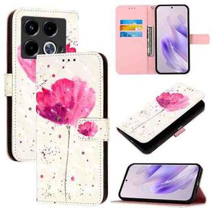 For Infinix Note 40 5G 3D Painting Horizontal Flip Leather Phone Case(Flower)