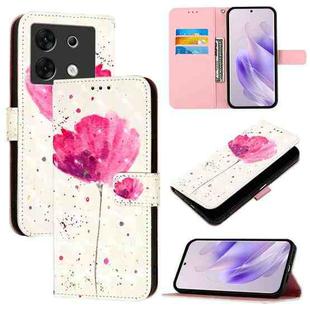 For Infinix Zero 30 5G 3D Painting Horizontal Flip Leather Phone Case(Flower)