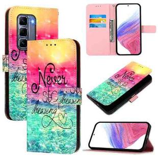 For Infinix Hot 50 Pro+ 4G 3D Painting Horizontal Flip Leather Phone Case(Chasing Dreams)