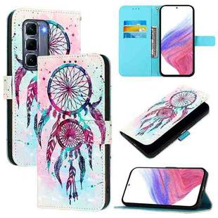 For Infinix Hot 50 Pro+ 4G 3D Painting Horizontal Flip Leather Phone Case(Color Drop Wind Chimes)