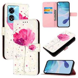 For OnePlus Nord N300 3D Painting Horizontal Flip Leather Phone Case(Flower)