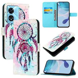 For OnePlus Nord N300 3D Painting Horizontal Flip Leather Phone Case(Color Drop Wind Chimes)