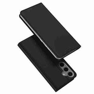 For Samsung Galaxy S25+ 5G DUX DUCIS Skin Pro Series Flip Leather Phone Case(Black)