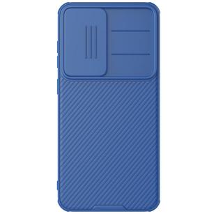 For Samsung Galaxy S25+ 5G NILLKIN Black Mirror Pro Series Camshield PC Phone Case(Blue)