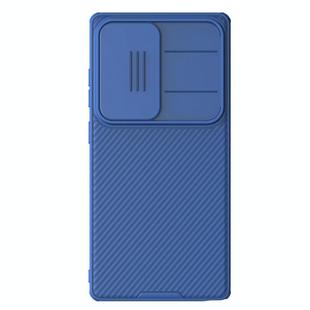 For Samsung Galaxy S25 Ultra 5G NILLKIN Black Mirror Pro Series Camshield PC Phone Case(Blue)