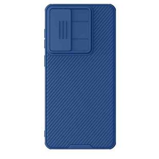 For Samsung Galaxy S25 Edge 5G NILLKIN Black Mirror Pro Series Camshield PC Phone Case(Blue)