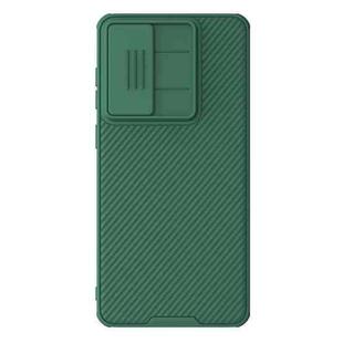 For Samsung Galaxy S25 Edge 5G NILLKIN Black Mirror Pro Series Camshield PC Phone Case(Green)