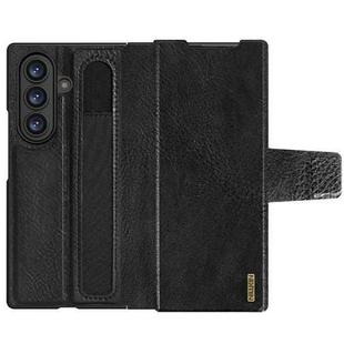 For Samsung Galaxy Z Fold7 5G NILLKIN Ogg Leather Phone Case(Black)