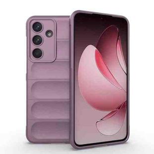 For Samsung Galaxy S25 FE 5G Magic Shield TPU + Flannel Phone Case(Purple)