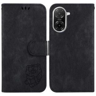 For Redmi A5 4G 171.7mm Little Tiger Embossed Leather Phone Case(Black)