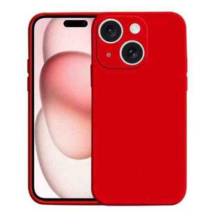 For iPhone 15 Plus Liquid Silicone MagSafe Phone Case(Red)