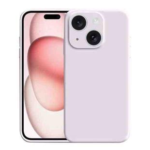 For iPhone 15 Liquid Silicone MagSafe Phone Case(Purple)