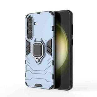 For Samsung Galaxy S25+ 5G PC + TPU Shockproof Protective Phone Case with Magnetic Ring Holder(Navy Blue)