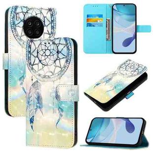 For Honor 50 Lite / Huawei Nova 8i 3D Painting Horizontal Flip Leather Phone Case(Dream Wind Chimes)