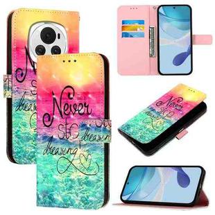 For Honor Magic6 Global 3D Painting Horizontal Flip Leather Phone Case(Chasing Dreams)