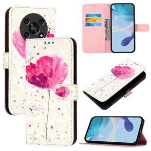 For Honor X30 2021 / X9 4G / 5G 3D Painting Horizontal Flip Leather Phone Case(Flower)