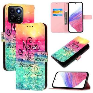 For Honor 200 Smart 5G Global 3D Painting Horizontal Flip Leather Phone Case(Chasing Dreams)