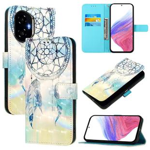 For Honor 300 3D Painting Horizontal Flip Leather Phone Case(Dream Wind Chimes)