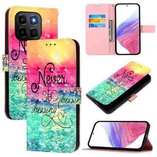 For Honor X6c 4G 3D Painting Horizontal Flip Leather Phone Case(Chasing Dreams)