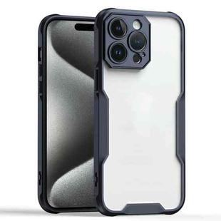 For iPhone 15 Pro Armor Shockproof PC Hybrid TPU Phone Case(Black)