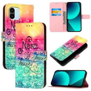 For Redmi A1 4G Global / Redmi A2 4G 3D Painting Horizontal Flip Leather Phone Case(Chasing Dreams)