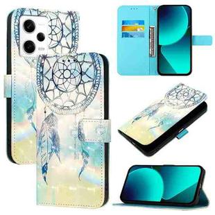 For Redmi Note 12 Pro Speed 3D Painting Horizontal Flip Leather Phone Case(Dream Wind Chimes)