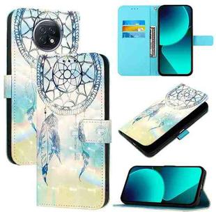 For Redmi Note 9T Global 3D Painting Horizontal Flip Leather Phone Case(Dream Wind Chimes)