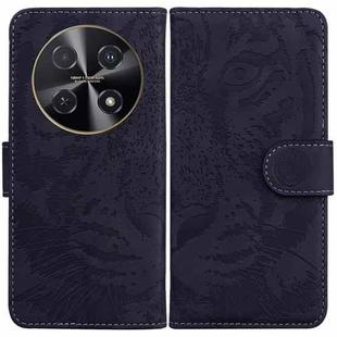 For Huawei nova 12i Tiger Embossing Pattern Flip Leather Phone Case(Black)