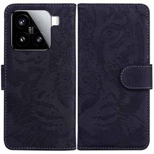 For Xiaomi 15 Tiger Embossing Pattern Flip Leather Phone Case(Black)