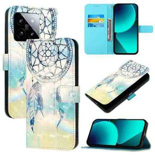 For Xiaomi 14 3D Painting Horizontal Flip Leather Phone Case(Dream Wind Chimes)