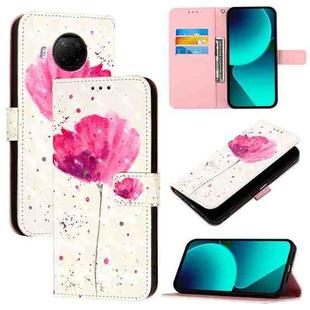 For Xiaomi Mi 10T Lite 5G 3D Painting Horizontal Flip Leather Phone Case(Flower)