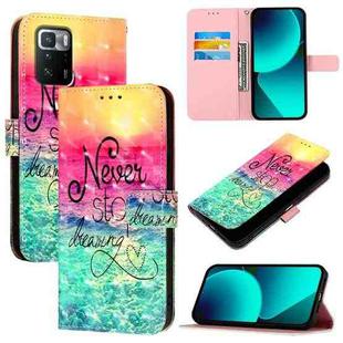 For Xiaomi Poco X3 GT 3D Painting Horizontal Flip Leather Phone Case(Chasing Dreams)