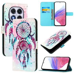For Xiaomi Poco X7 5G 3D Painting Horizontal Flip Leather Phone Case(Color Drop Wind Chimes)