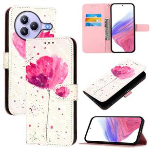 For Xiaomi Civi 5 Pro 3D Painting Horizontal Flip Leather Phone Case(Flower)