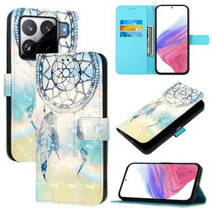 For Xiaomi 15S Pro 3D Painting Horizontal Flip Leather Phone Case(Dream Wind Chimes)