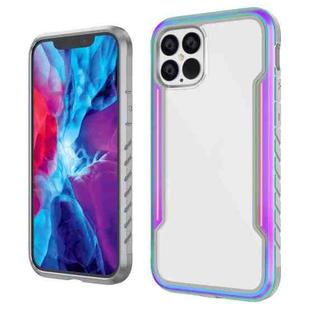 For iPhone 12 mini Armor Metal Clear PC + TPU Shockproof Case(Colorful)
