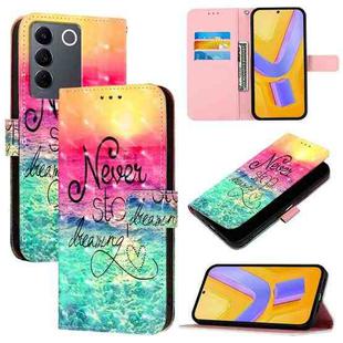 For vivo V27 Global / V27 Pro Global 3D Painting Horizontal Flip Leather Phone Case(Chasing Dreams)